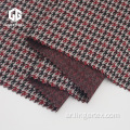 نسيج جاكار بوليستر Houndstooth مع Elastane